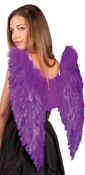Maxi ailes d'ange plumes violet