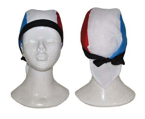 Bandana tricolore bleu blanc rouge
