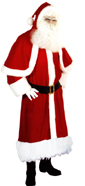 Costume pere noel eu super luxe