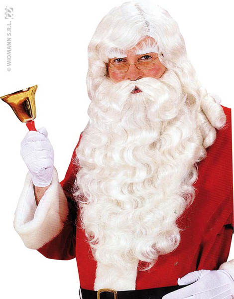 Perruque pere noel luxe naturel