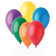 Ballons diam 21 cm - circonf 66 cm - multicolores - paquet de 100