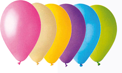 Ballons pastel vert anis diam 30 cm - 11 - paquet de 100 AUTRES COULEURS