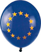 Ballons europe diam 30 cm - circonf 105 cm - paquet de 100