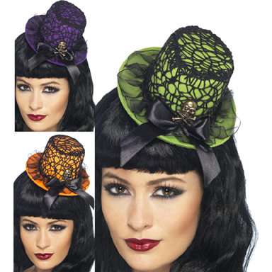 Serre-tete chapeau fluo couleurs assorties
