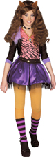 Costume licence monster high clawdeen wolf  10/12 et12/14 ans