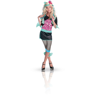 Deguisement licence luxe lagoona blue monster high taille m 5/7 ans