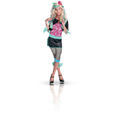 Deguisement licence luxe lagoona blue monster high taille m 5/7 ans