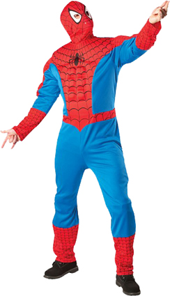 AUTRES TAILLES ADULTE Deguisement spiderman muscle licence taille m