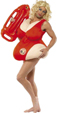 Costume rembourre sauveteuse rouge taille unique