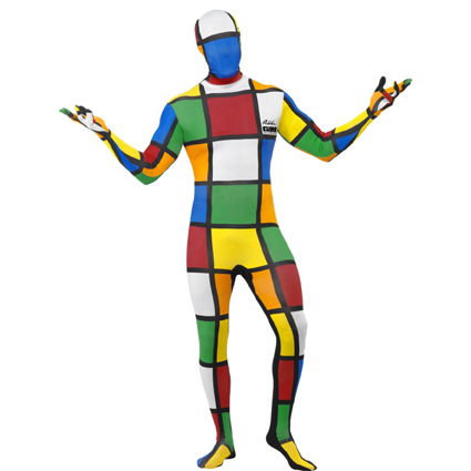 AUTRES TAILLES ADULTE Seconde peau rubiks cube taille l