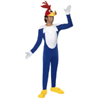 Costume woody woodpecker bleu et blanc taille m