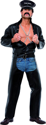 Costume village people biker taille unique licence
