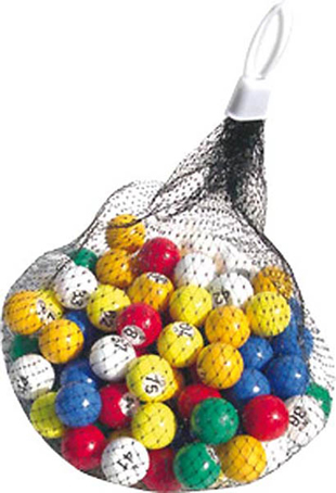 Sachet 90 boules plast numerotees de 1 a 90 diam 22mm